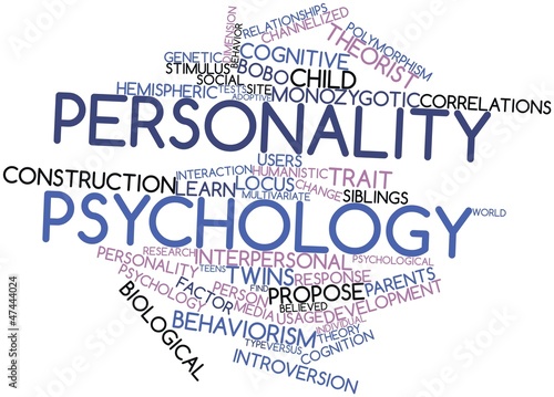 Illustration: Word cloud for Personality psychology Word cloud for Personality psychology