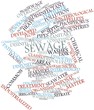 Word cloud for Sewage
