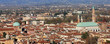 Panorama of the city of vicenza with the Basilica