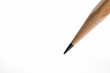 Wooden pencil isolated on white background