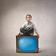 Child on the TV