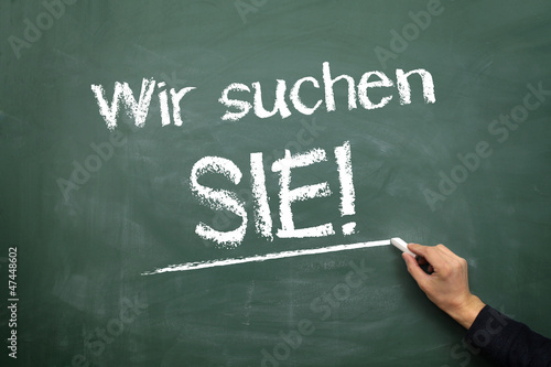 Photo: Wir suchen Sie! Wir suchen Sie!