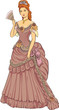 Victorian fashioned lady