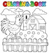 Vektor: Coloring book bird image 3 Coloring book bird image 3