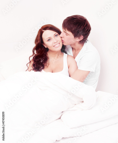 Photo: couple in bed couple in bed