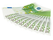 Geldfächer 100er 1000 Euro