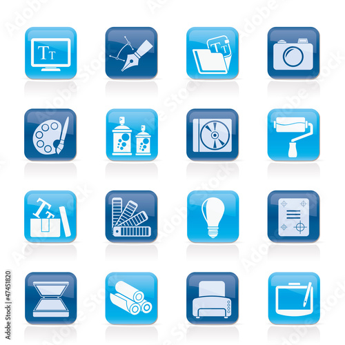 Vector: Graphic and website design icons - vector icon set Graphic and website design icons - vector icon set