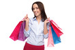 Woman with shopping bags