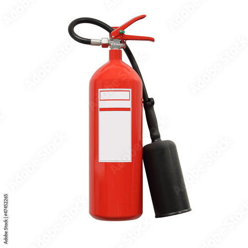 Photo: Fire extinguisher (isolated) Fire extinguisher (isolated)
