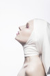 Grace. Cult. Praying Religious Woman - Church Concept