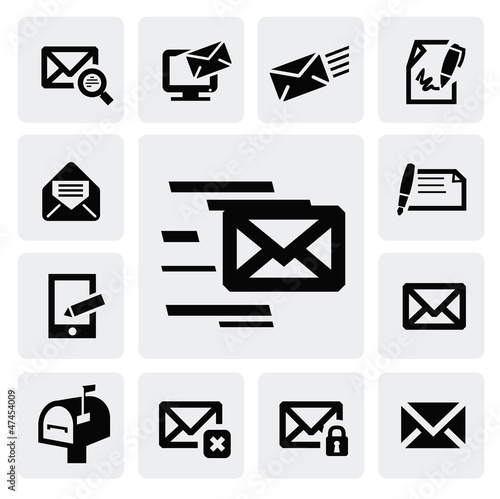 Vector: e-mail icons e-mail icons