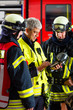 Feuerwehr - Einsatzplanung am Tablet-Computer
