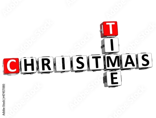 Illustration: 3D Time Christmas Crossword 3D Time Christmas Crossword