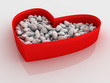 Hearts in box