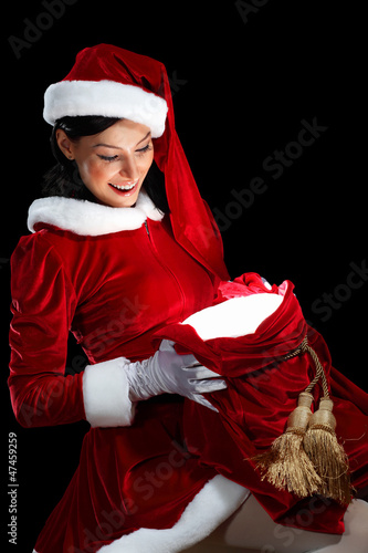 Photo: pretty santa girl pretty santa girl