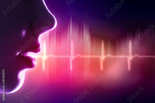 Photo: Sound wave illustration Sound wave illustration