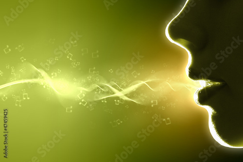 Photo: Sound wave illustration Sound wave illustration