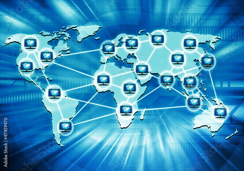 Illustration: Worlwide Computer Network Worlwide Computer Network