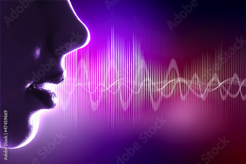 Photo: Sound wave illustration Sound wave illustration