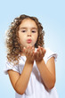 portrait of a cute little girl