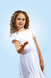 portrait of a cute little girl