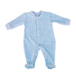 Photo: Blue baby clothes isolated on white background Blue baby clothes isolated on white background