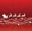 Santa and deers.