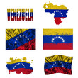 Venezuelan flag collage