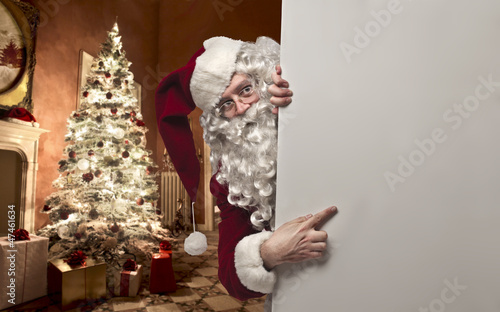 Photo: Showing Santa Claus Showing Santa Claus