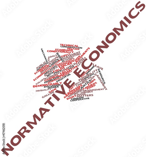 Illustration: Word cloud for Normative economics Word cloud for Normative economics
