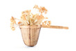 Photo: tea strainer with dried linden flowers tea strainer with dried linden flowers