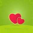 Red velvet valentins heart. background