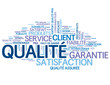 Vector: Nuage de Tags "QUALITE" (garantie service client qualité totale) Nuage de Tags "QUALITE" (garantie service client qualité totale)