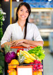 Woman at the supermarket