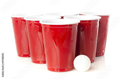 Photo: Red Beer Pong Cups Red Beer Pong Cups