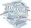 Word cloud for Mayanism