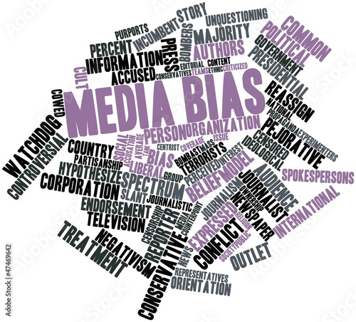 Illustration: Word cloud for Media bias Word cloud for Media bias
