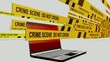 Cyber crime concept anmation.
