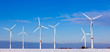 Windturbinen im Winter