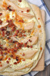 Birnen Speck Flammkuchen