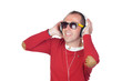 Photo: Sympathetic man with headphone Sympathetic man with headphone