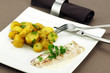 filet de daurade et pommes de terre pompadour 1