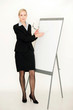 Photo: Frau am Flipchart Frau am Flipchart