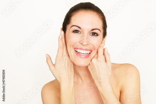 Photo: beauty portrait lachend beauty portrait lachend