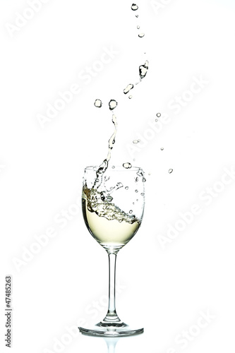 Photo: Weißwein Splash Weißwein Splash