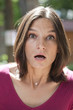 Photo: surprised unhappy young woman surprised unhappy young woman