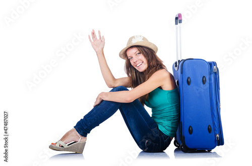 Photo: Girl ready for summer vacation Girl ready for summer vacation