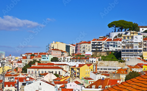 Photo: Lisbon panorama, Portugal. Buildings Lisbon panorama, Portugal. Buildings
