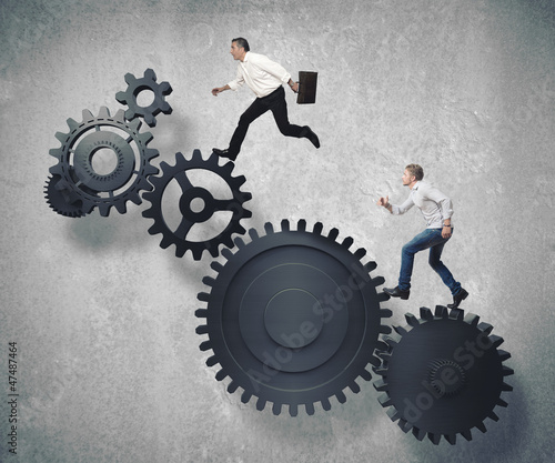 Photo: Business mechanism system Business mechanism system