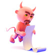 Devil has a list of naughty people